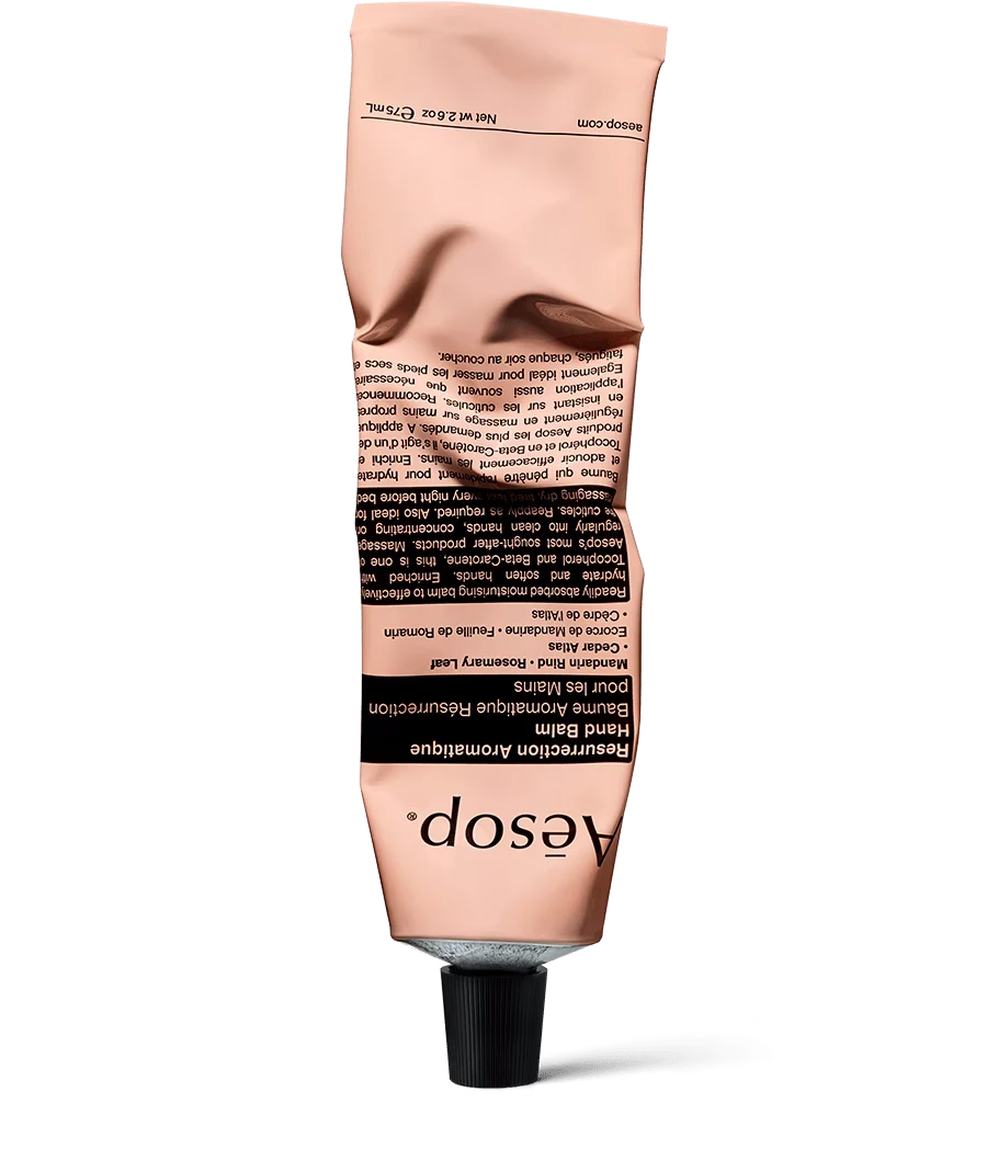 Aesop Resurrection Aromatique Hand Balm, official photograph