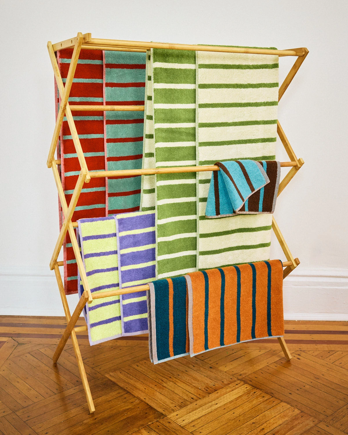 Bird Stripe Towels · fotografía oficial Dusen Dusen