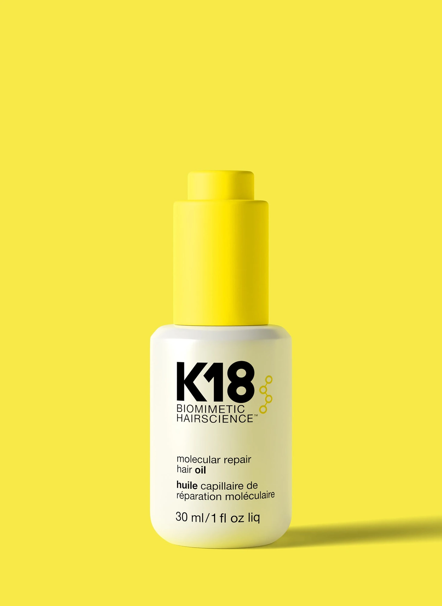 Molecular Repair Hair Oil — 30 ml · photographie officielle K18