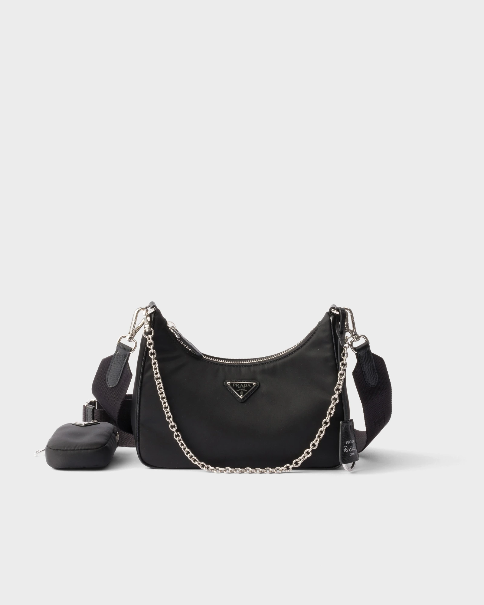 Re-Edition 2005 Re-Nylon Bag — Black · fotografía oficial Prada