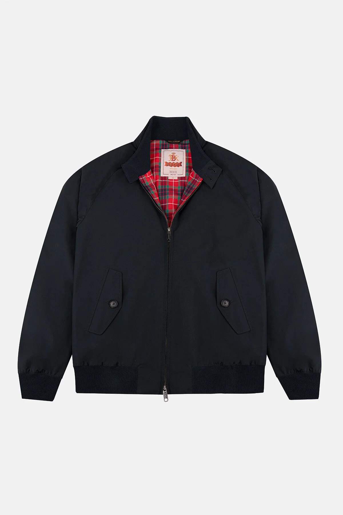 G9 Harrington Jacket — Dark Navy · official Baracuta photograph