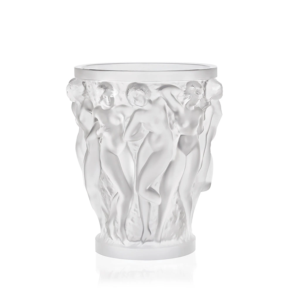 Bacchantes Vase — Clear Crystal · photographie officielle Lalique