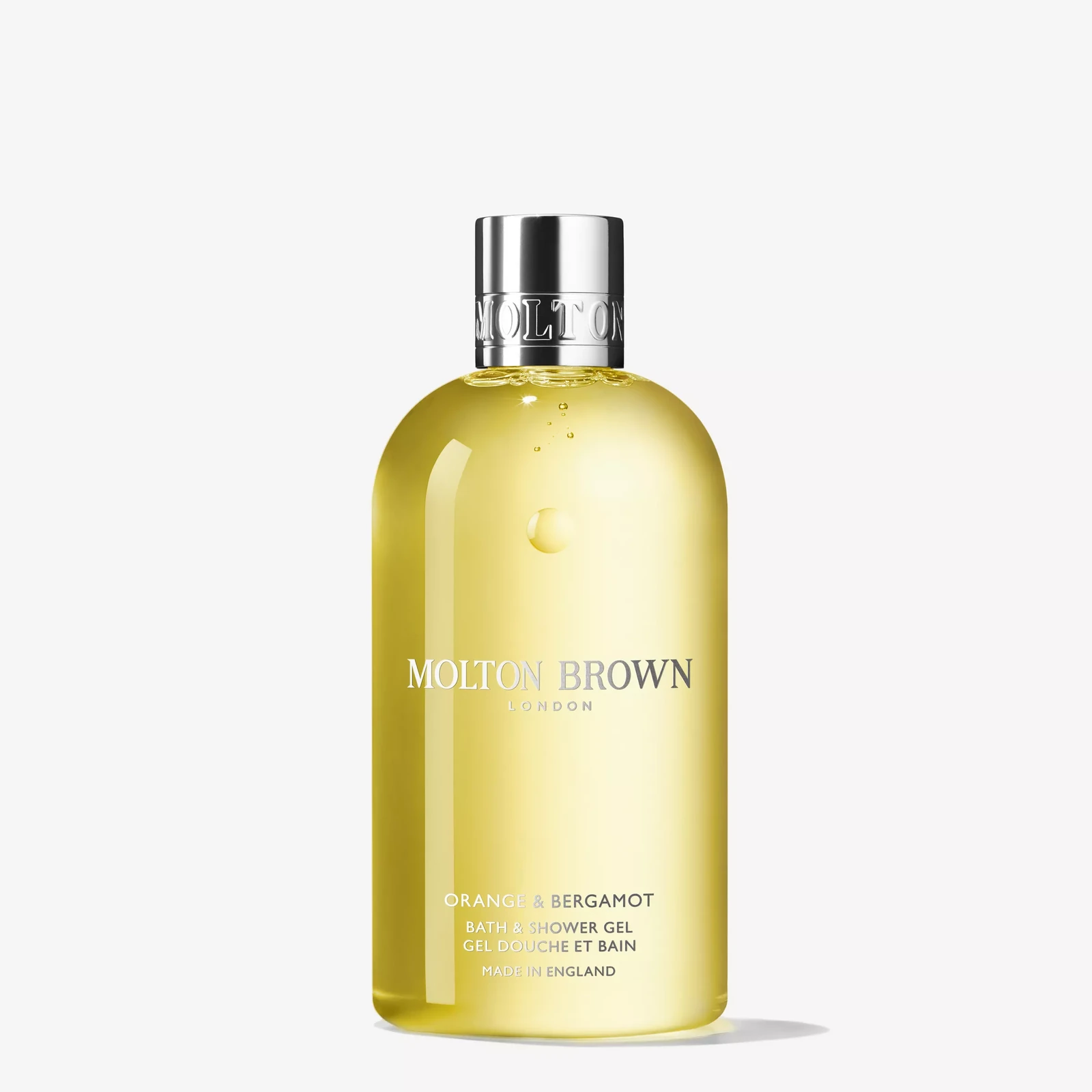 Orange & Bergamot Bath & Shower Gel — 300 ml · official Molton Brown photograph