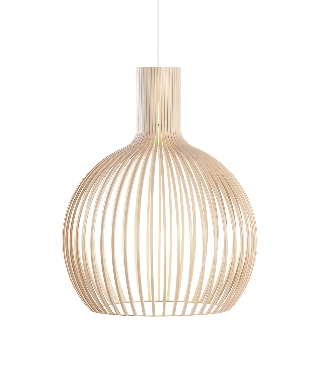 Octo 4240 Pendant — Natural Birch · official Secto Design photograph