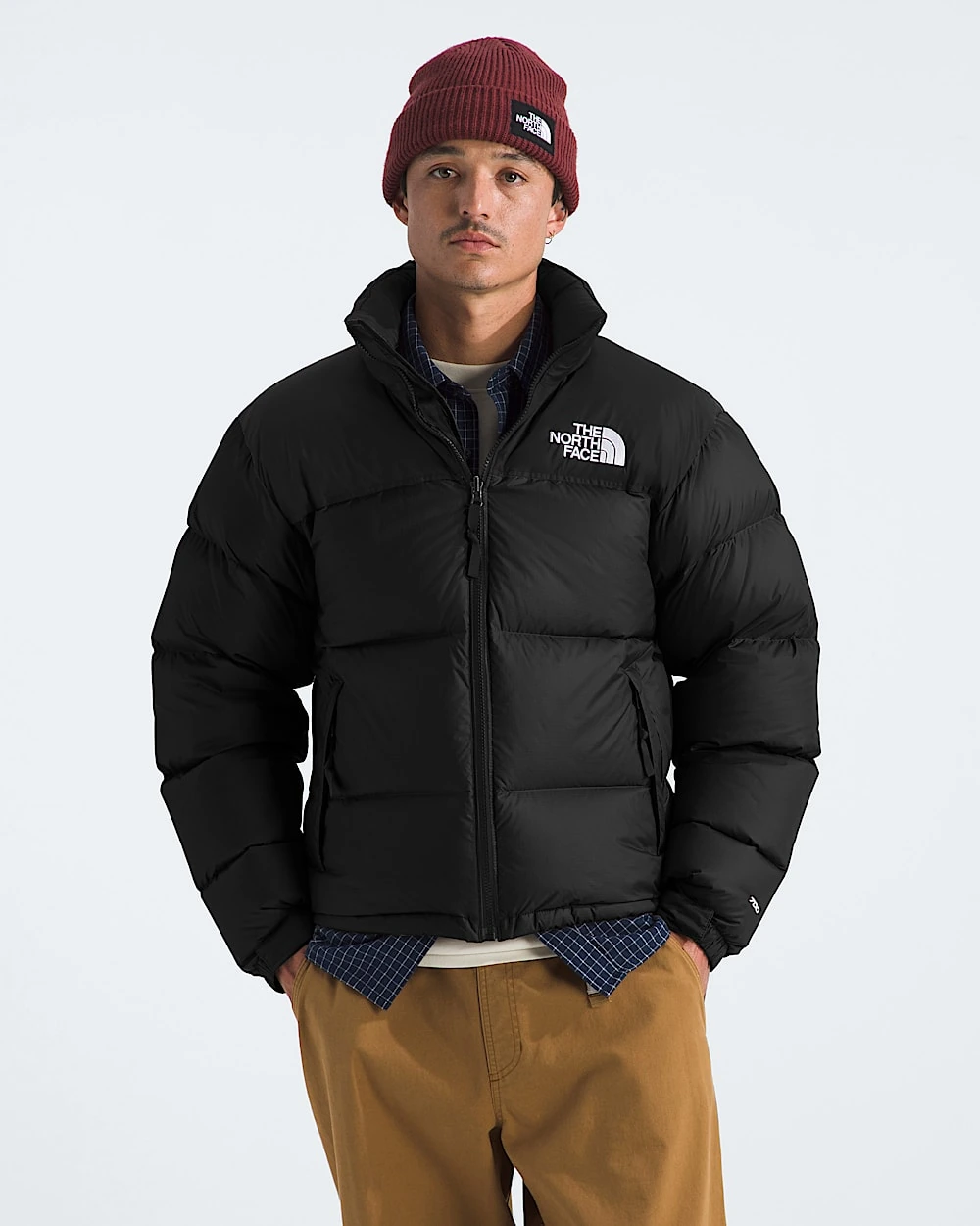1996 Retro Nuptse Jacket — TNF Black · official The North Face photograph
