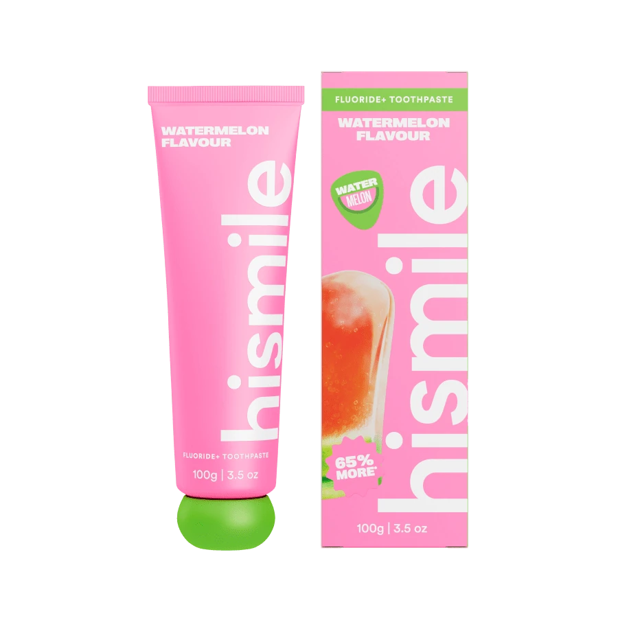 Watermelon Toothpaste — 100 g · photographie officielle Hismile