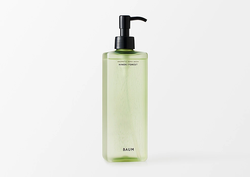 Aromatic Hand Wash n Hinoki Forest — 300 ml · photographie officielle BAUM