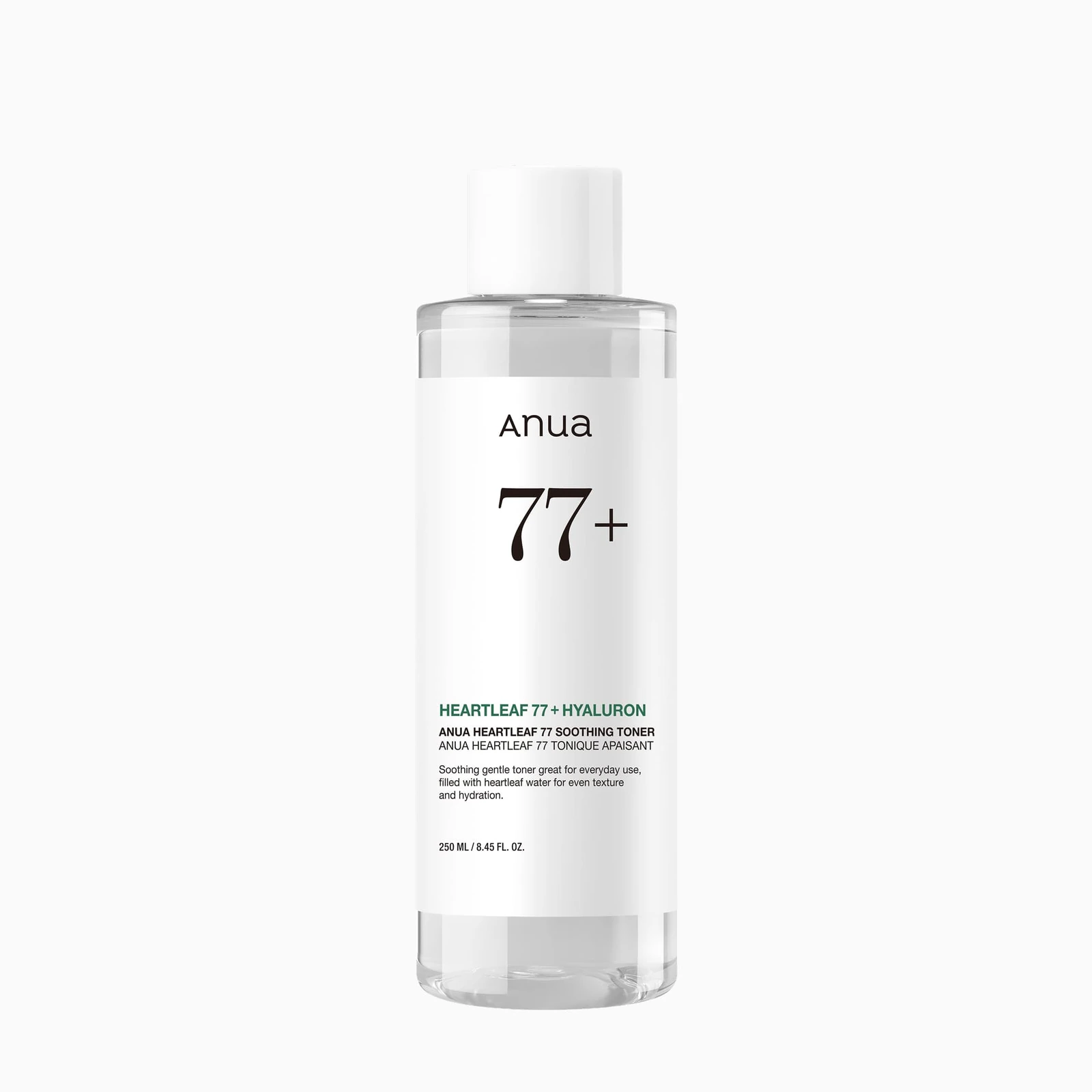 Heartleaf 77 Soothing Toner — 250ml · official Anua photograph