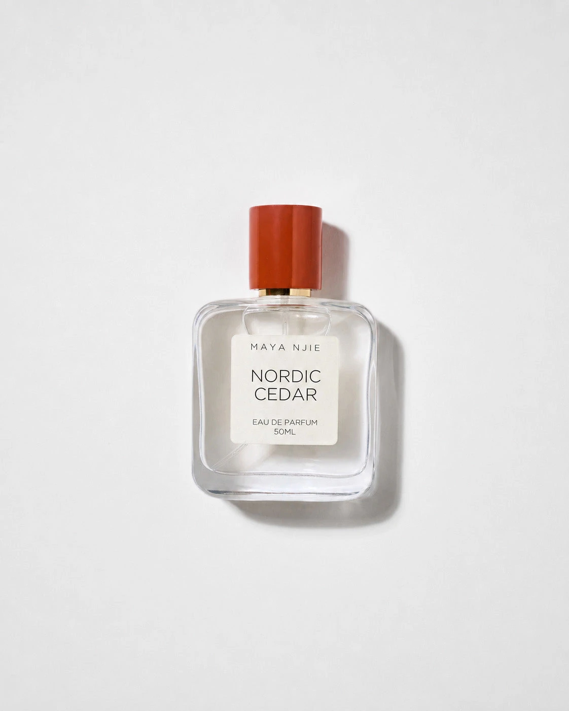 Nordic Cedar Eau de Parfum — 50 ml · official Maya Njie photograph