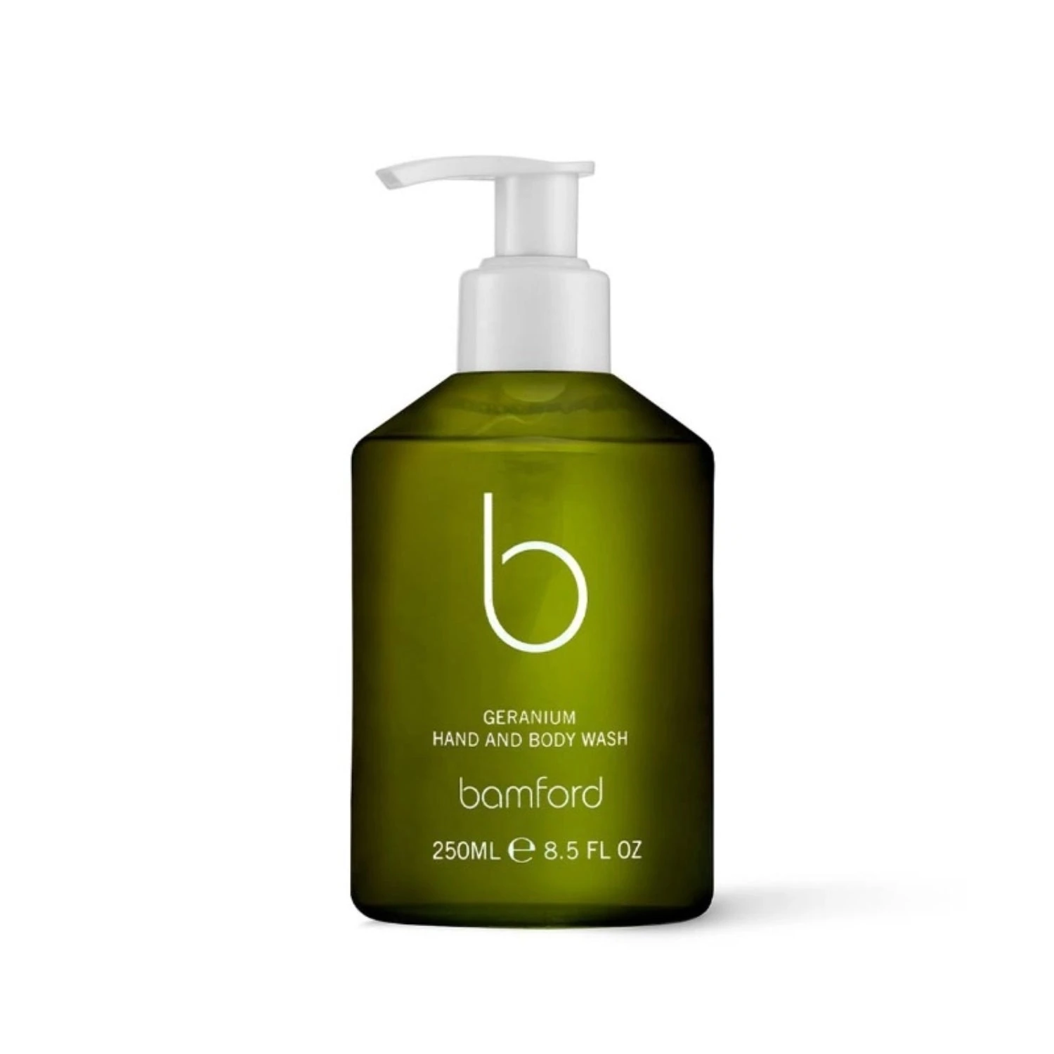 Geranium Hand & Body Wash — 250 ml · official Bamford photograph