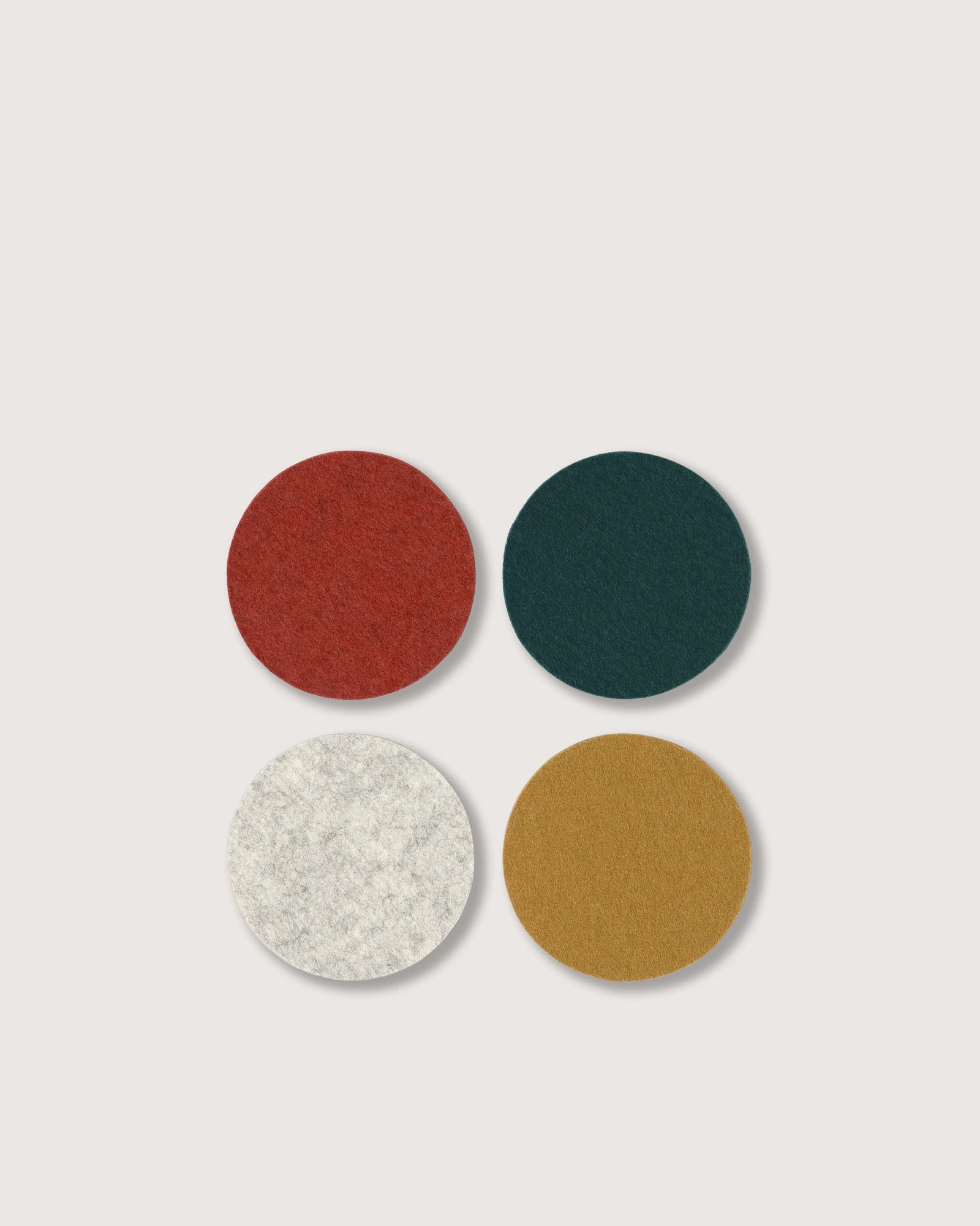 Bierfilzl Round Coasters — Garland, Set of 4 · official Graf Lantz photograph