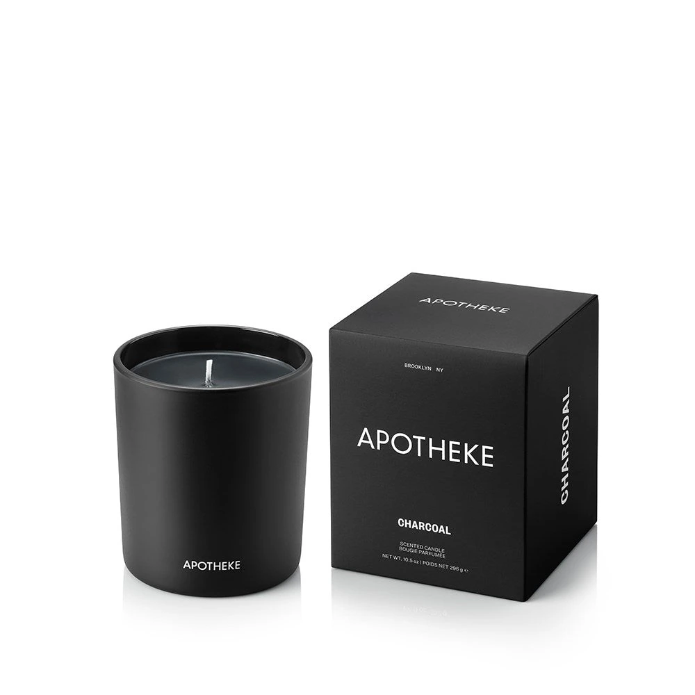 Charcoal Classic Candle — 296 g · official APOTHEKE photograph