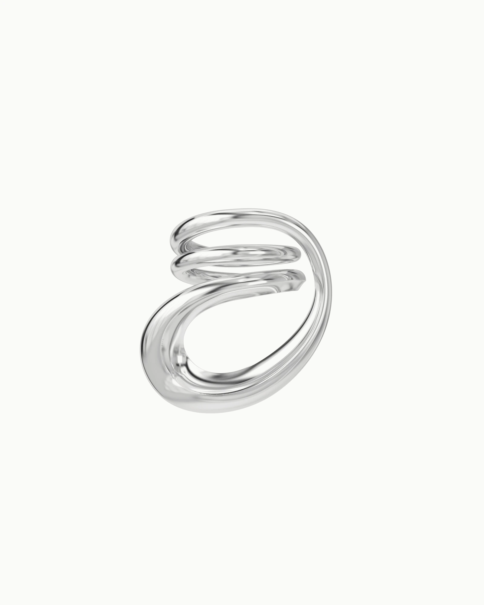 Round Trip Blow Ring — Silver · photographie officielle Charlotte Chesnais