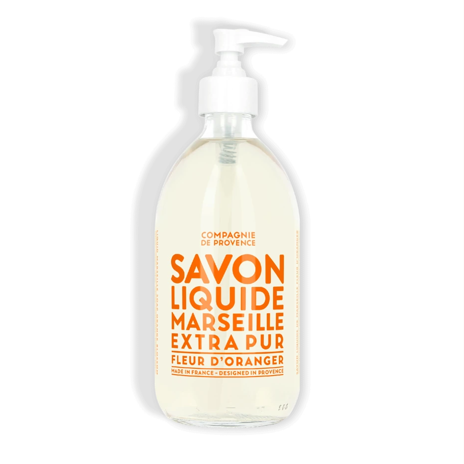 Savon Liquide de Marseille — Fleur d’Oranger, 495 ml · official Compagnie de Provence photograph