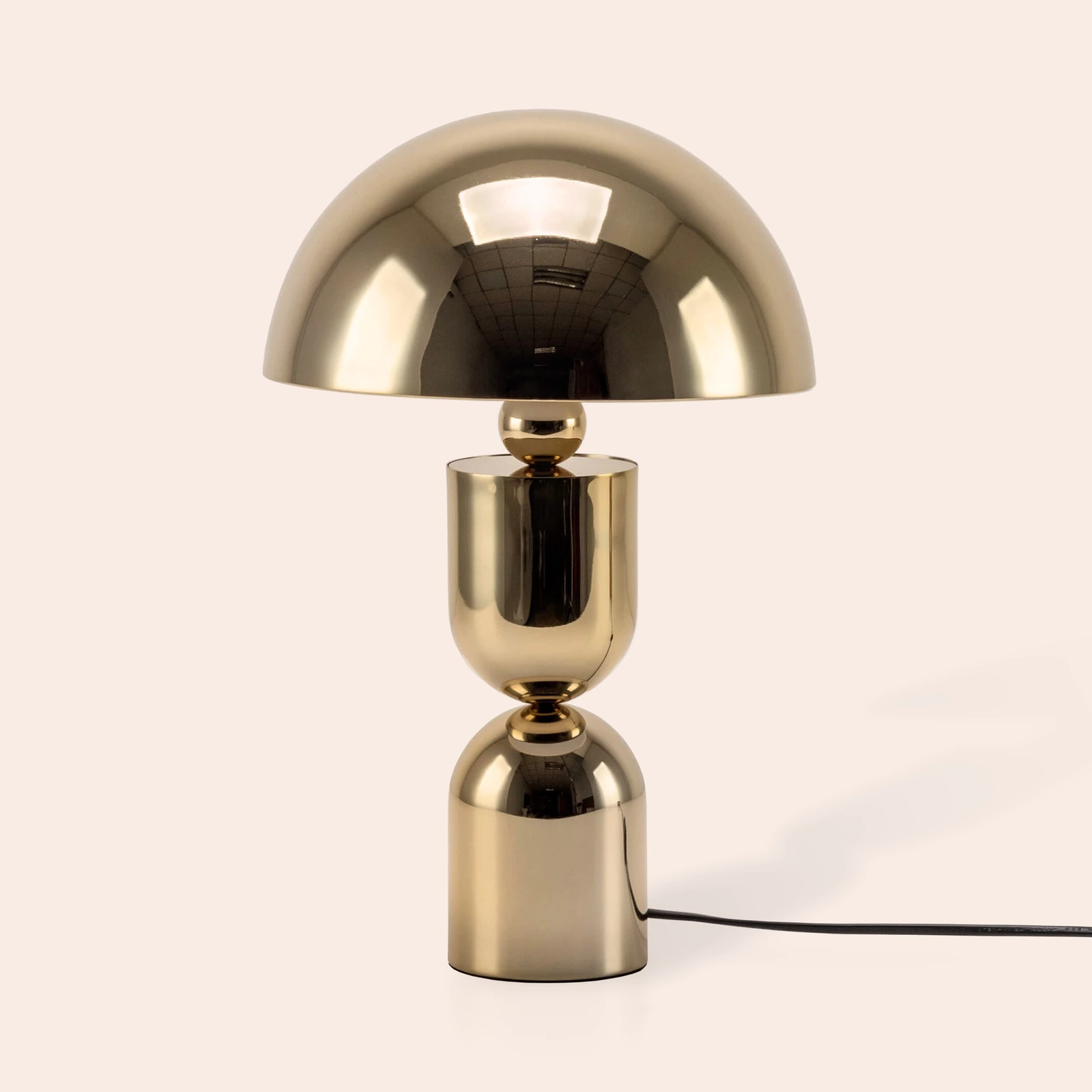 Dome Mushroom Table Lamp — Brass Finish · official houseof photograph