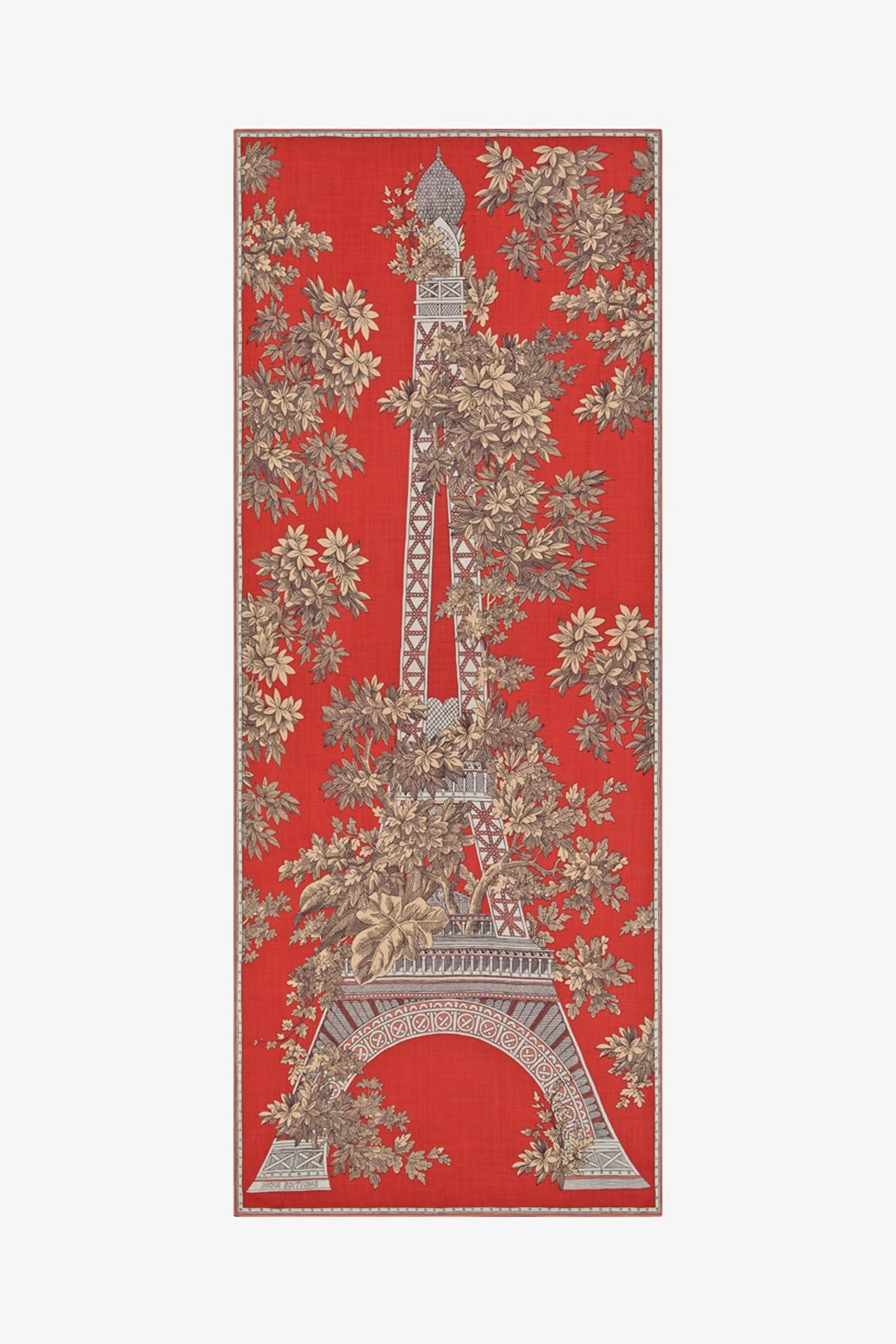 Scarf 80 — 1889 Terracotta · official INOUI EDITIONS photograph