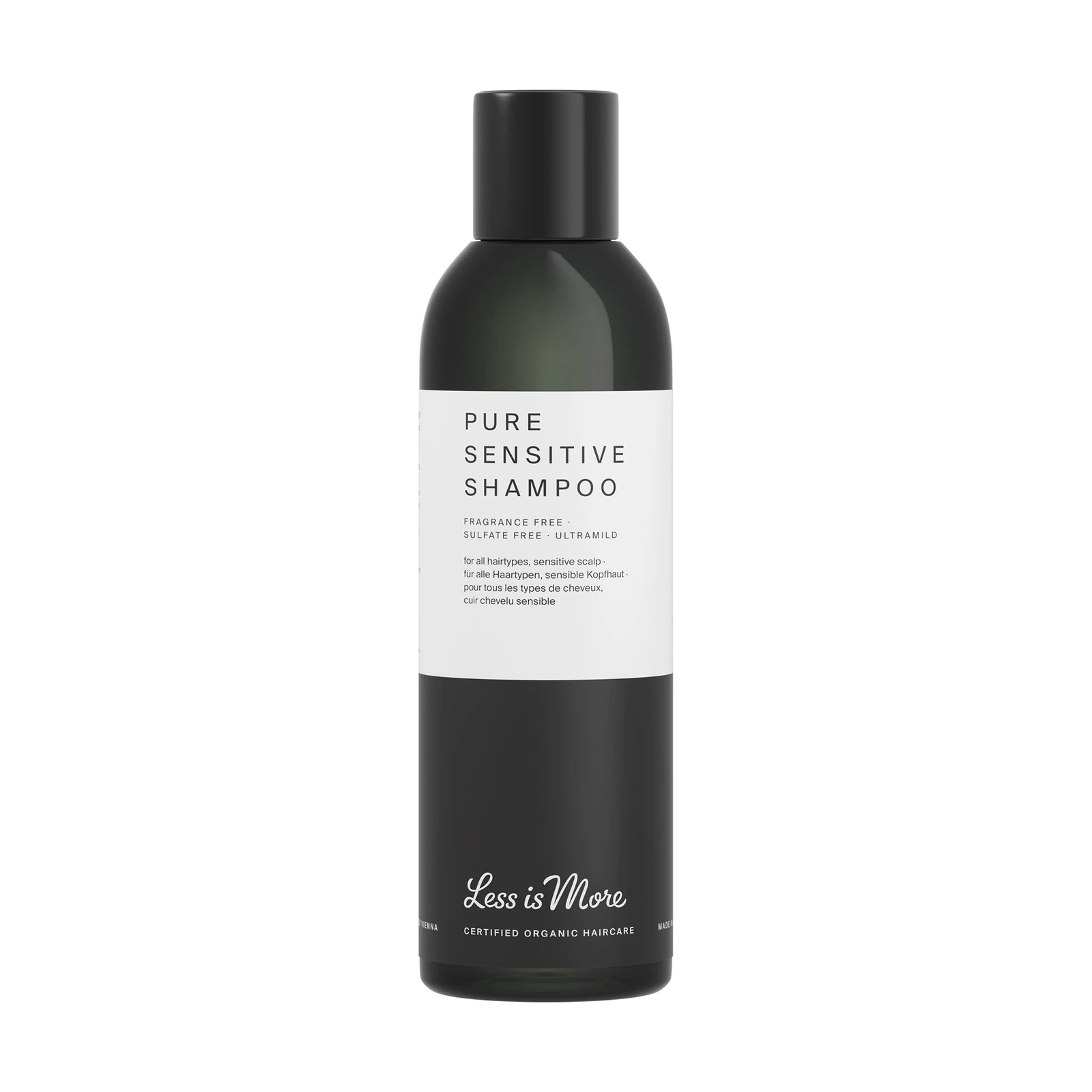 Pure Sensitive Shampoo · official Less is More photograph