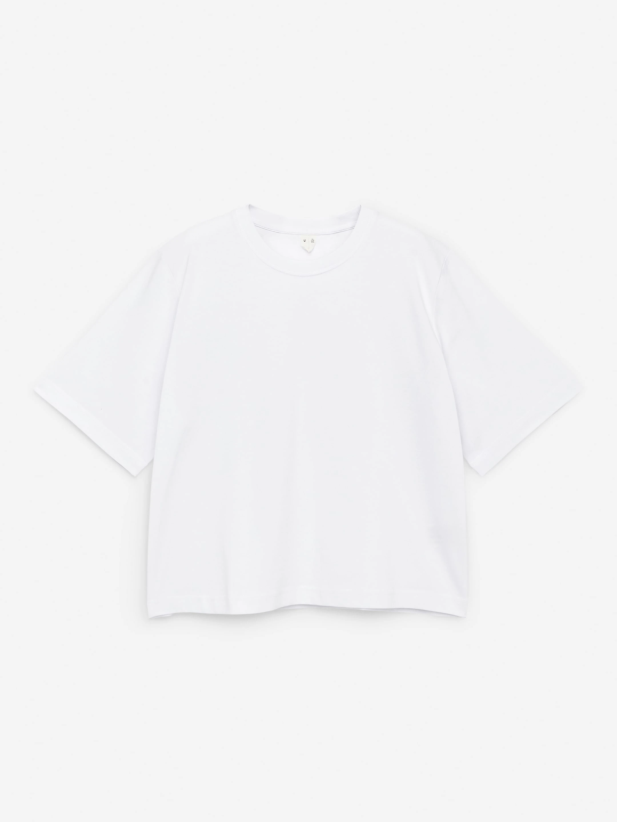 Signature Boxy T-Shirt — White · official ARKET photograph
