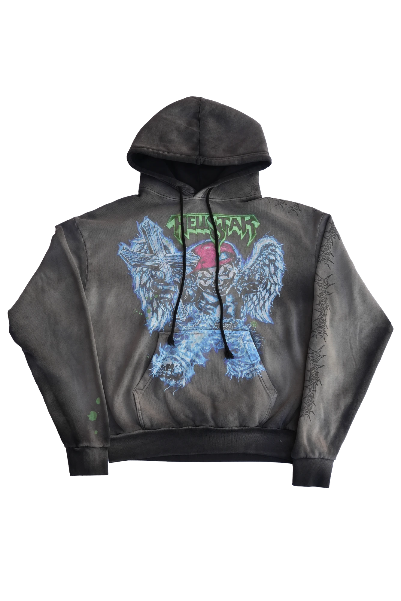Halloween Angel Hoodie — Grey · official Hellstar photograph