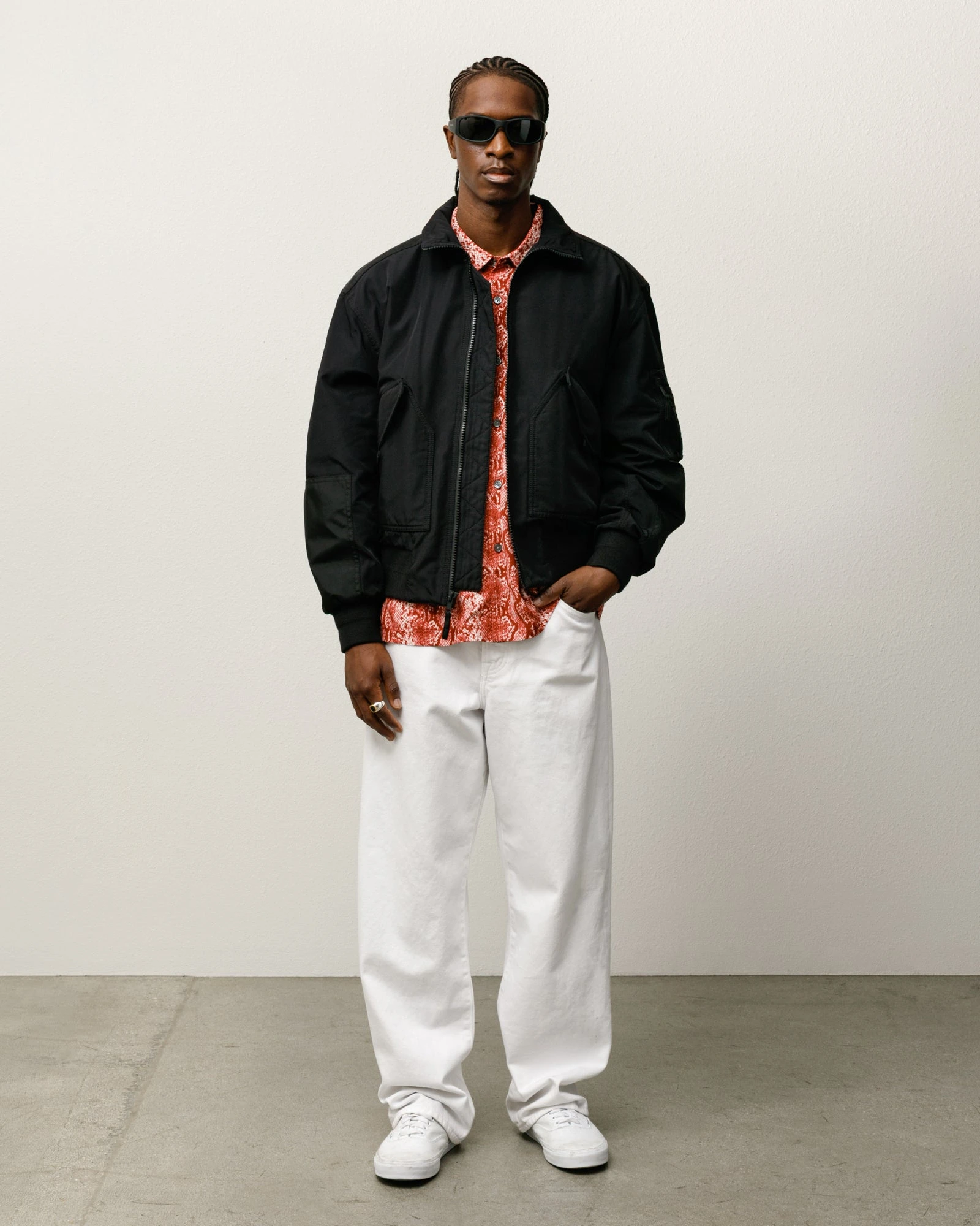 Big Ol’ Jean Denim — White · official Stüssy photograph