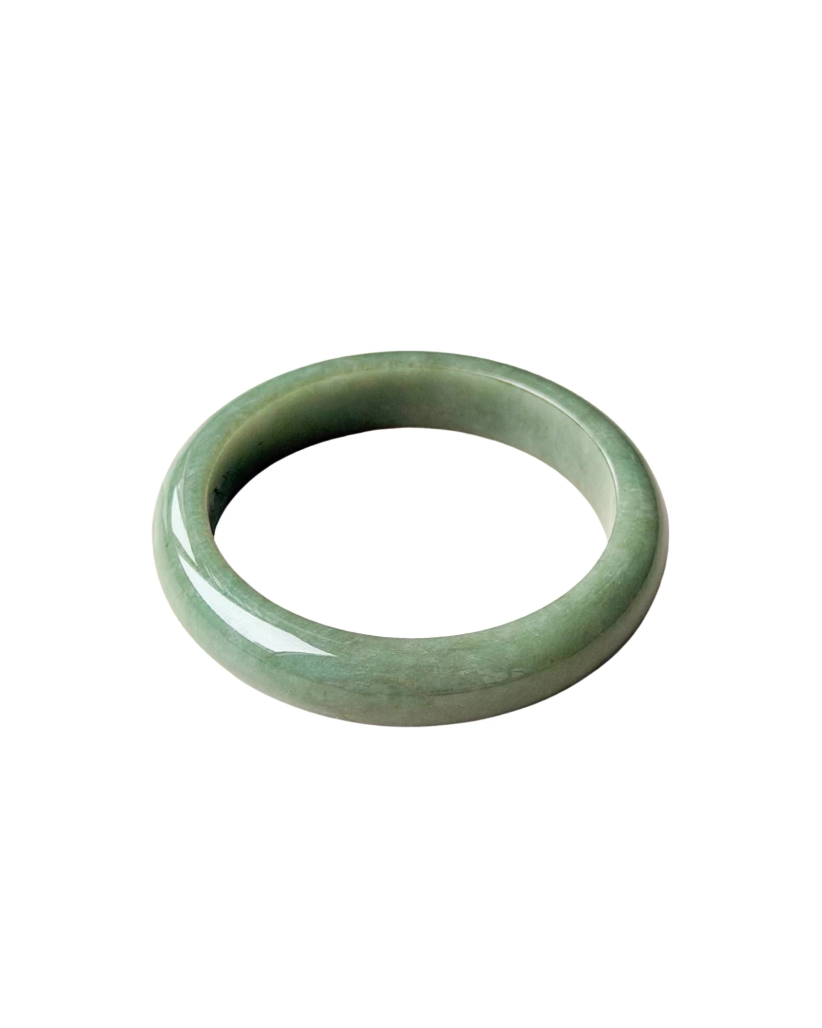Atelier Sage Green Jadeite Bangle — A3 · official seree photograph