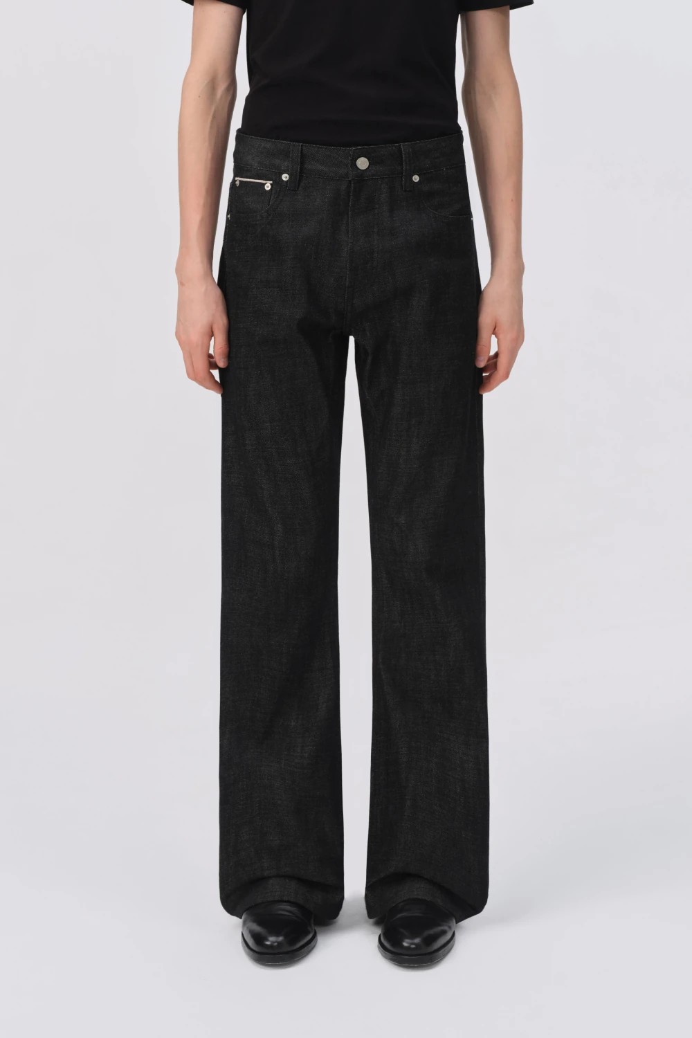 Black Slub Raw Selvedge Denim · official YITAI photograph