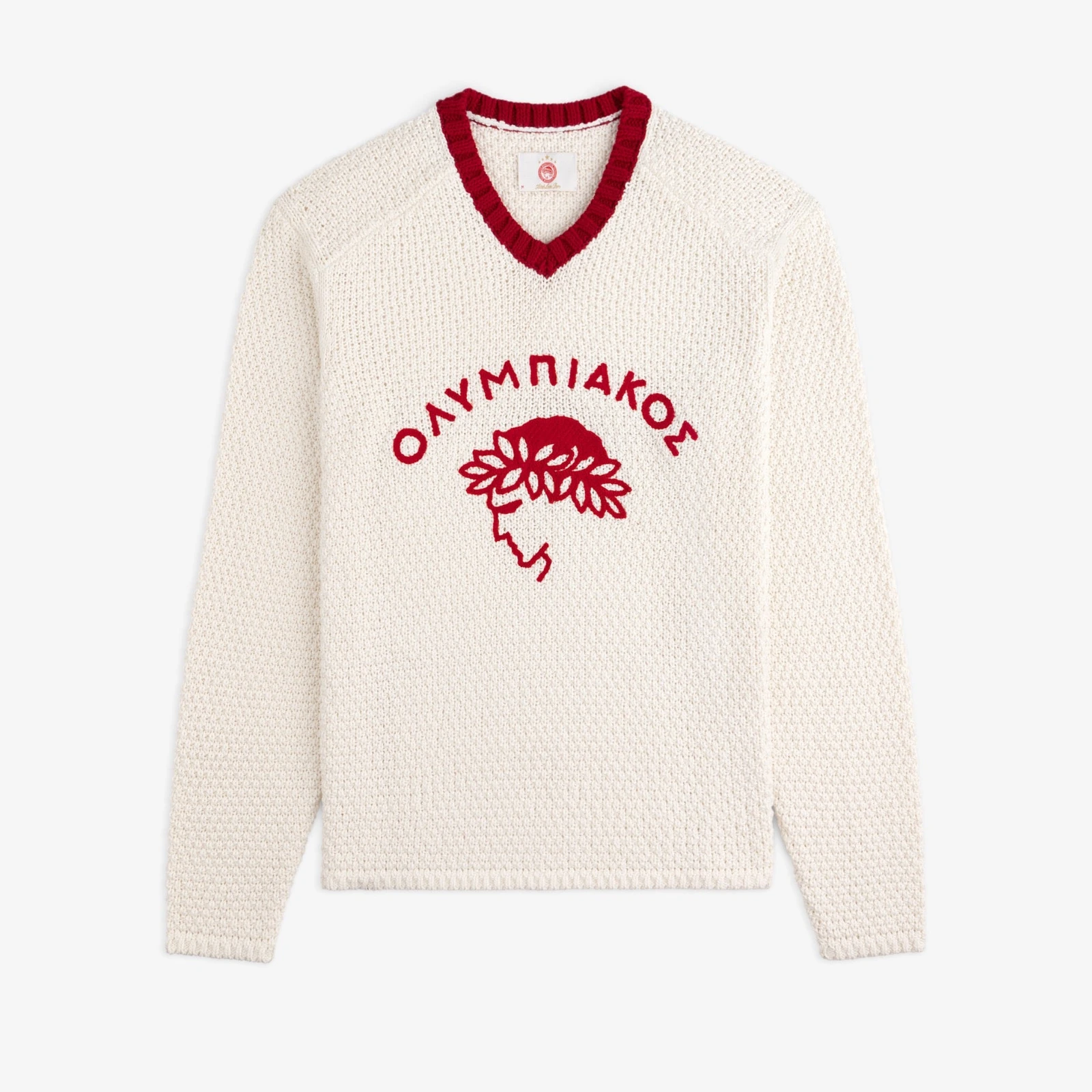 ALD / Olympiacos F.C. Knit V-Neck Sweater — Pristine image officielle du produit