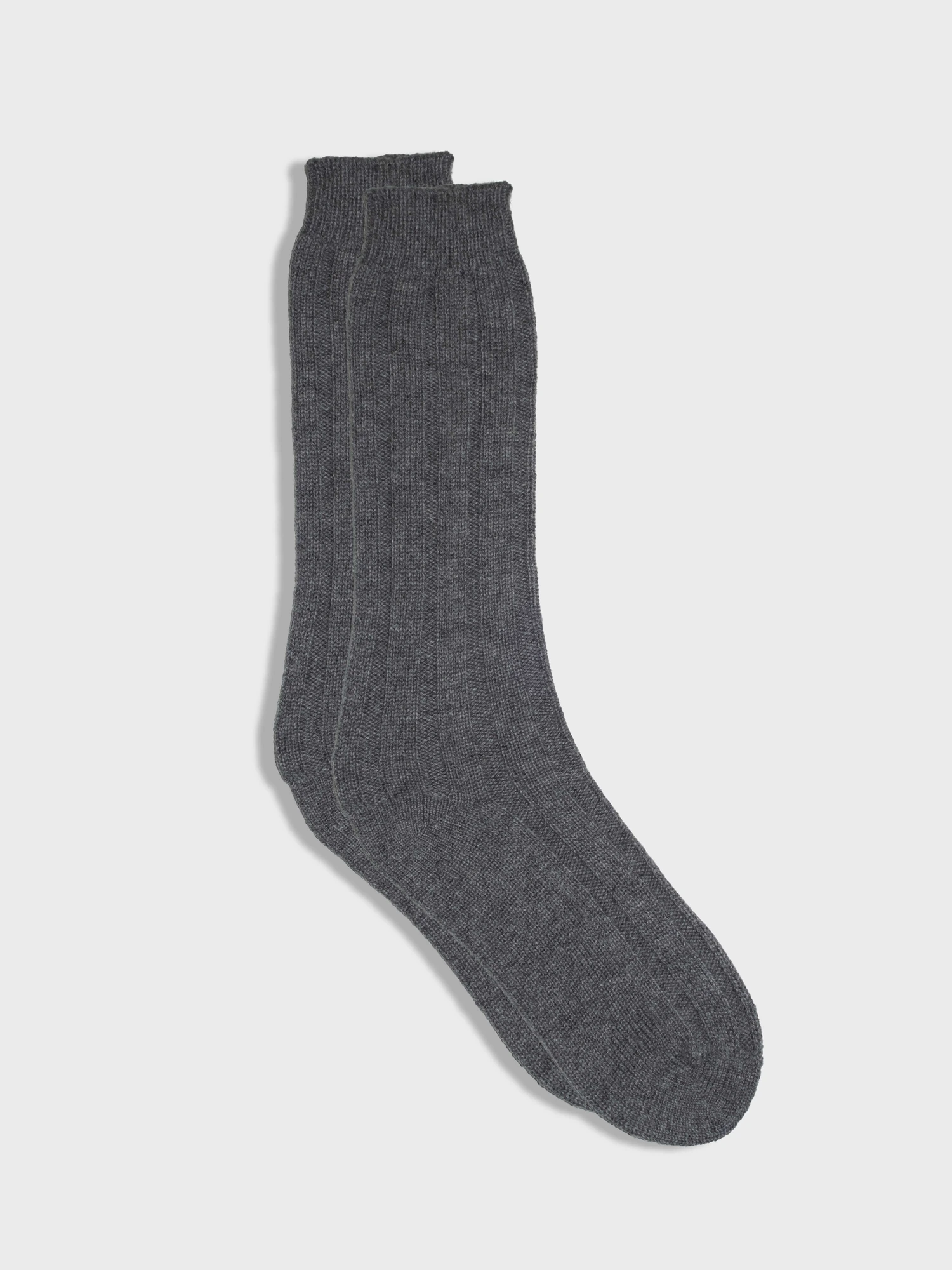 Snug Cashmere Socks — Flannel Grey image officielle du produit