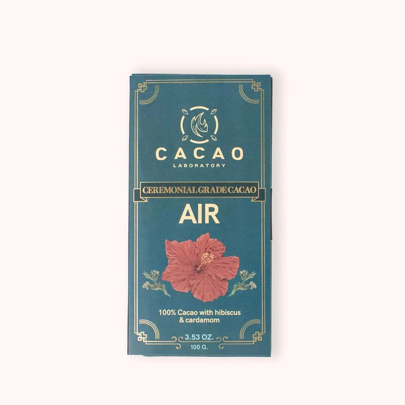Air Element — Hibiscus & Cardamom Cacao, 100 g · official Cacao Laboratory photograph