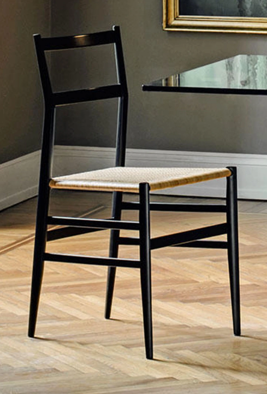 699 Superleggera — Black Ash, Woven Seat official product image