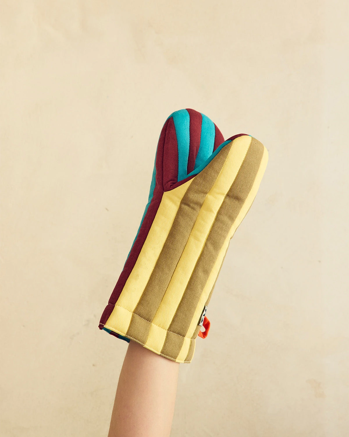 Striped Oven Mitt — Dragonfly, Single official product image