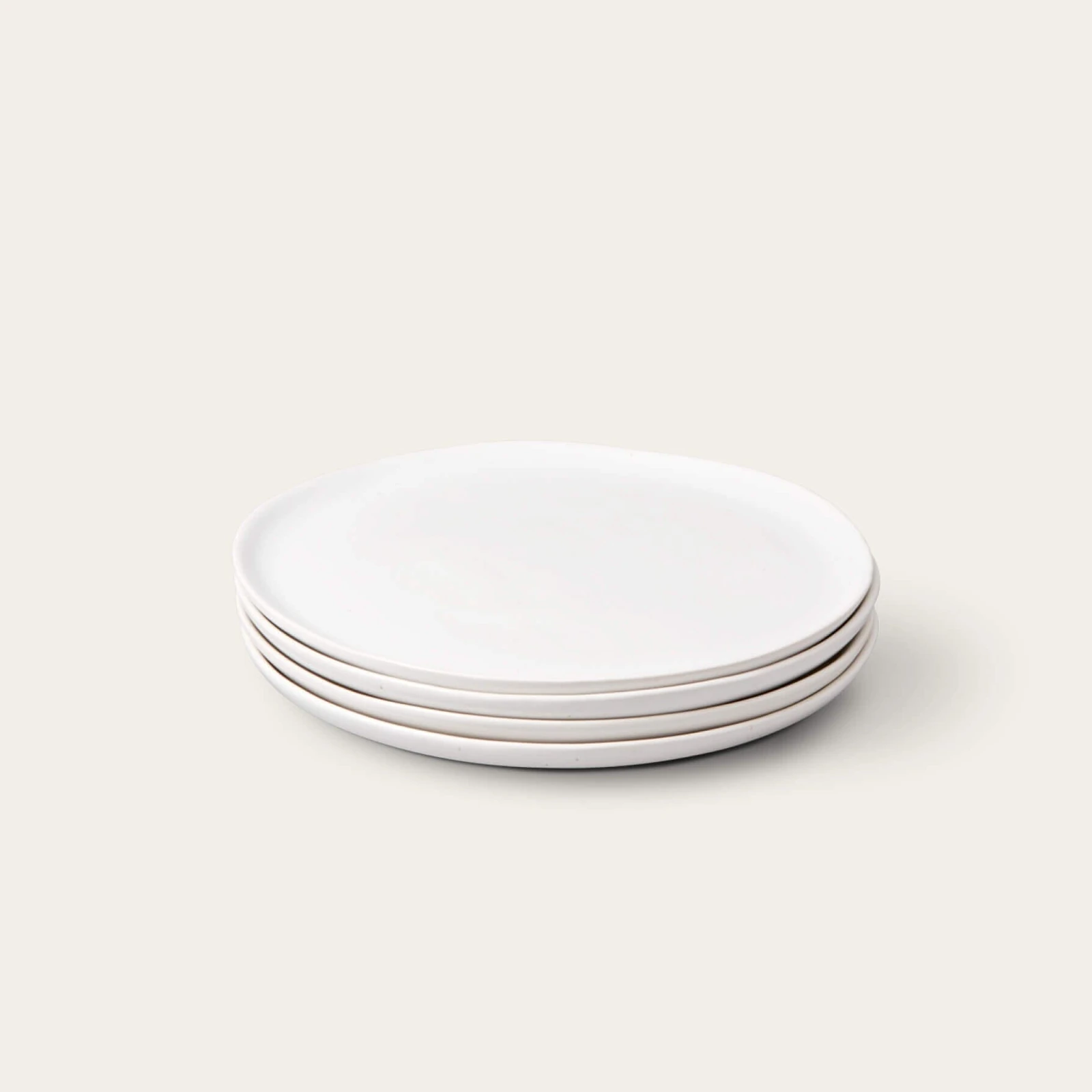 Lunch Plates — Speckled White, Set of 4 official product image
