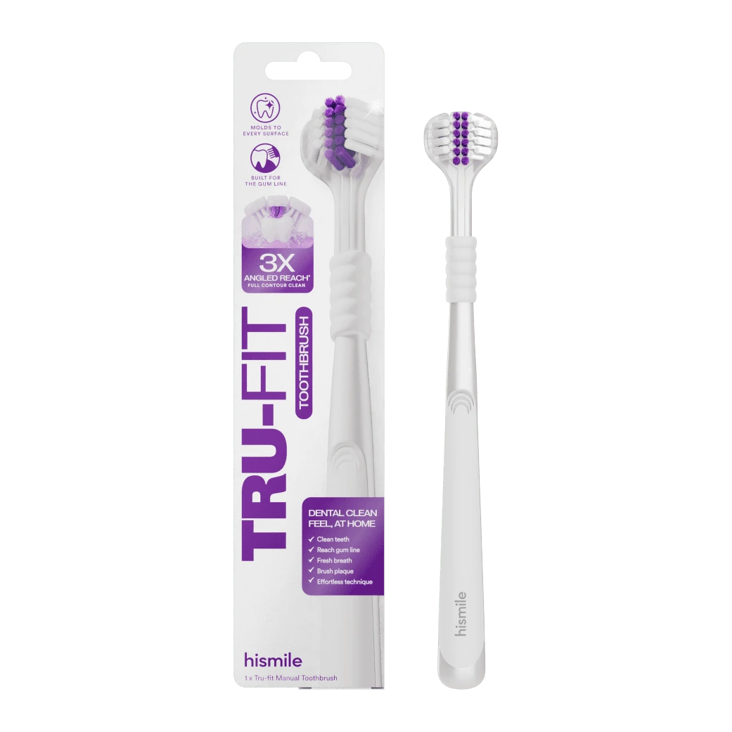 Tru-Fit Manual Toothbrush — White official product image