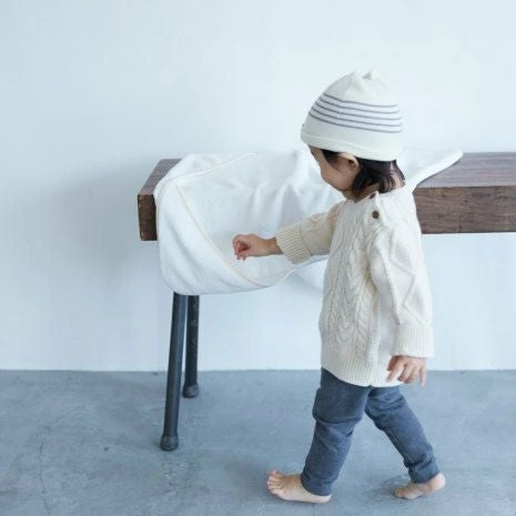 Organic 120 Baby Blanket — Ivory official product image