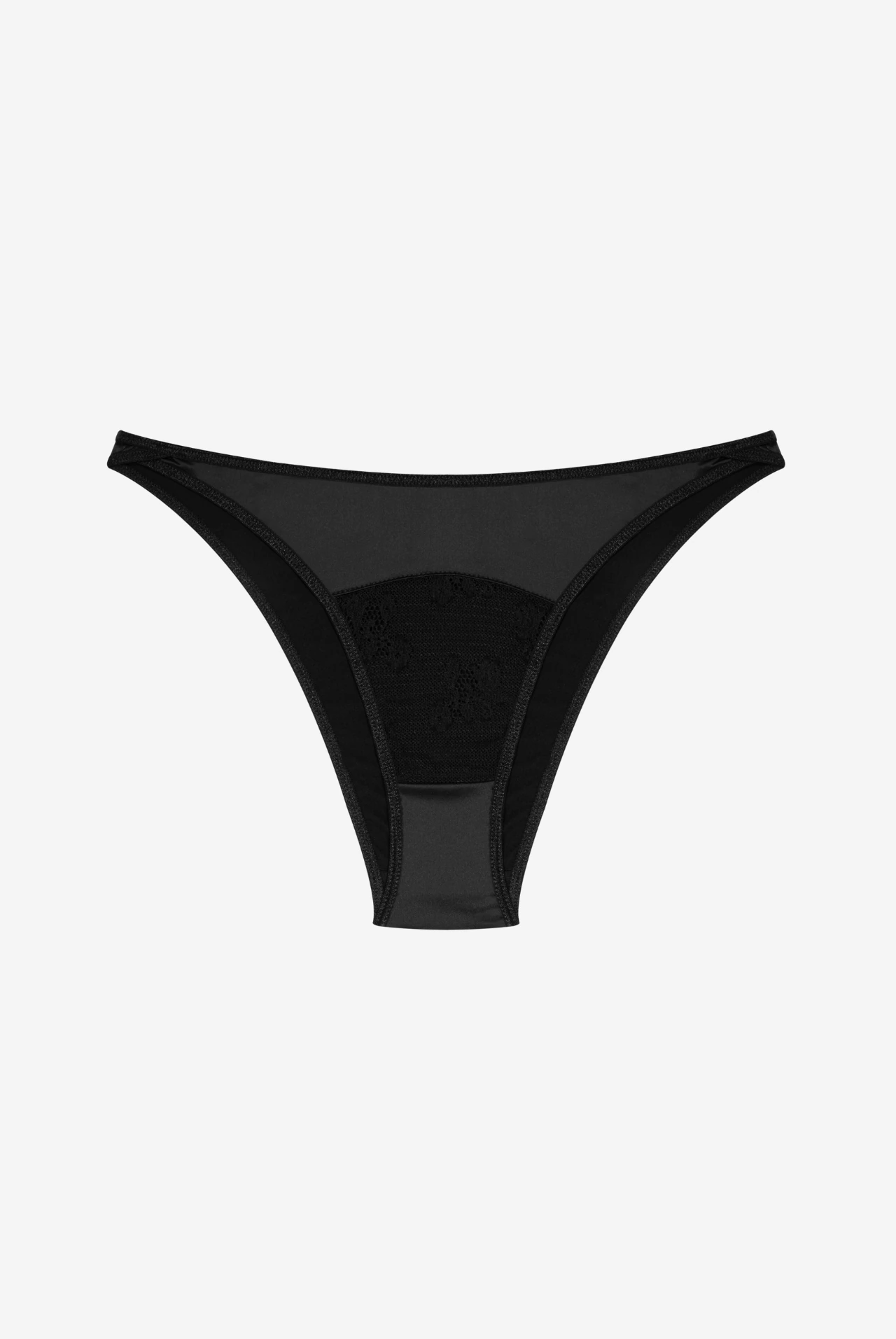 Cèdre Briefs with Satin — Black imagen oficial del producto