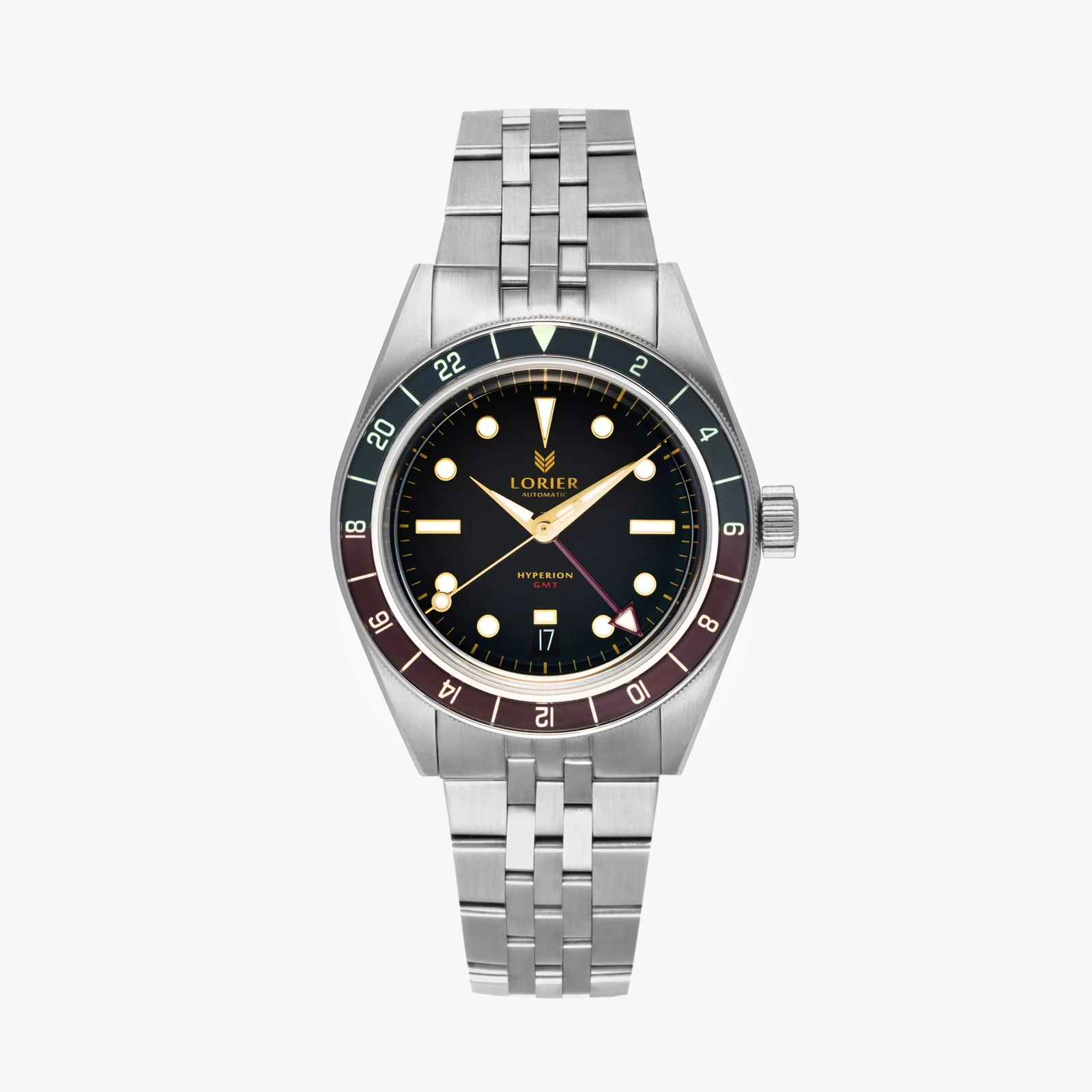 Hyperion — Black Dial, GMT official product image