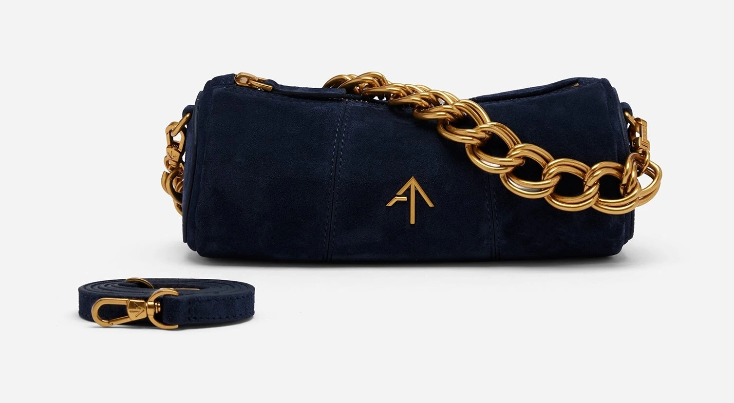 XX Mini Cylinder — Dark Navy Suede imagen oficial del producto