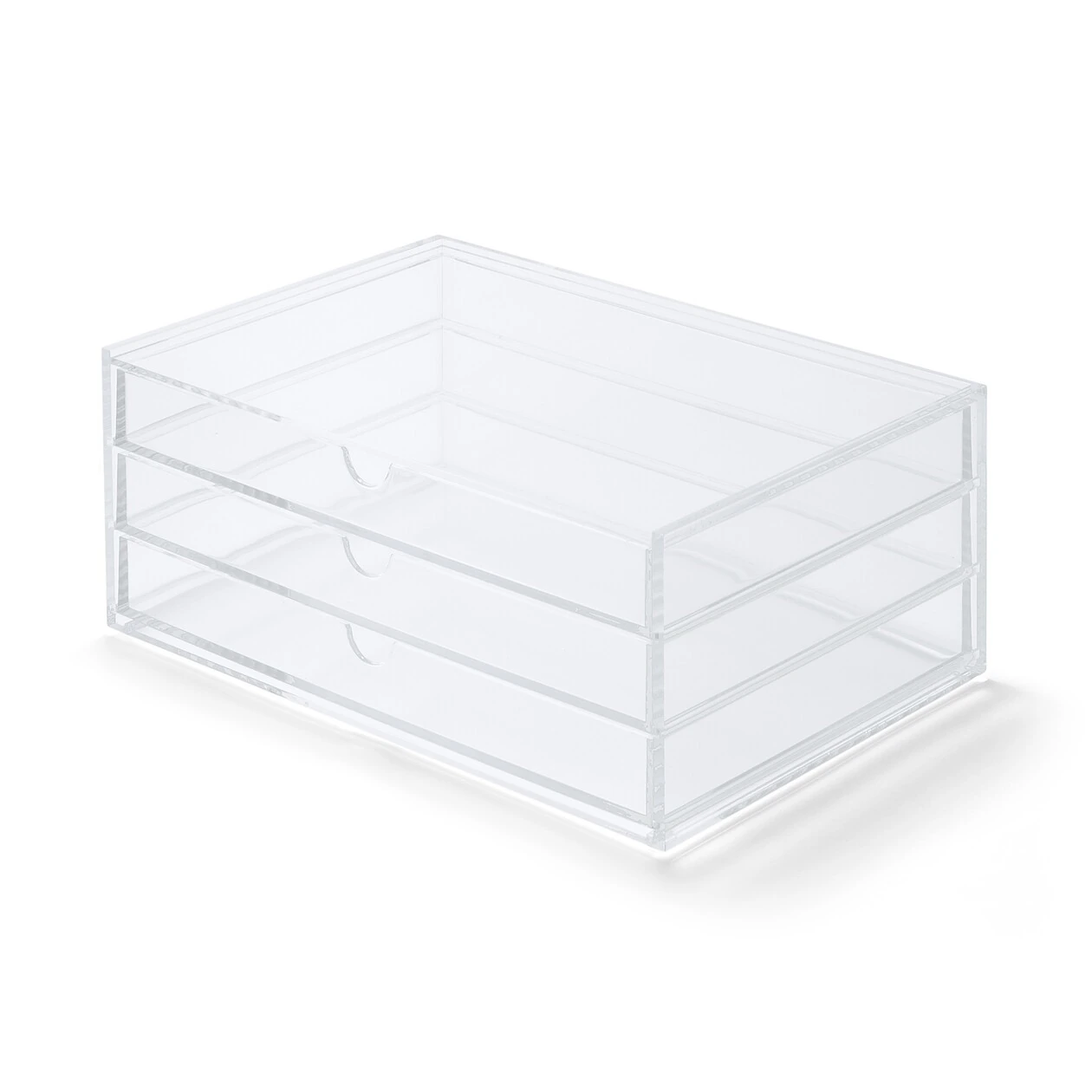 Three-Drawer Stackable Acrylic Storage Box — 25.5 × 17 × 10 cm imagen oficial del producto