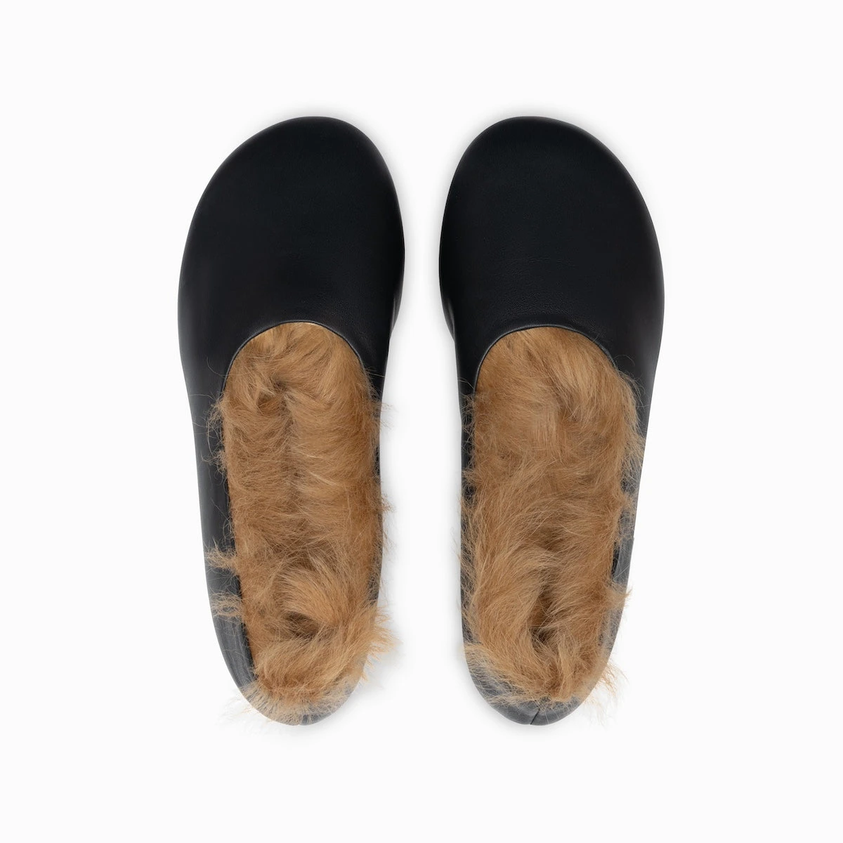 SECLA — Black Leather / Shearling official product image