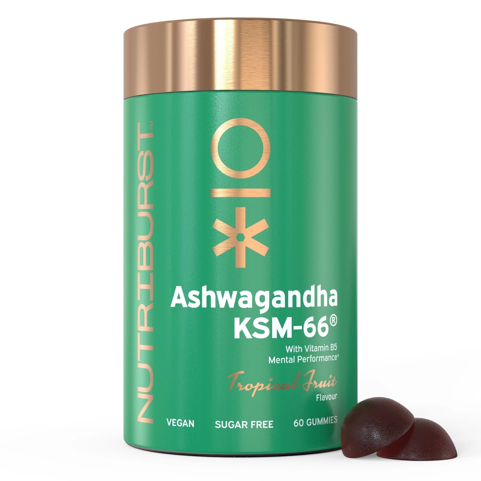 Ashwagandha KSM-66 — Tropical Fruit,60 Gummies official product image