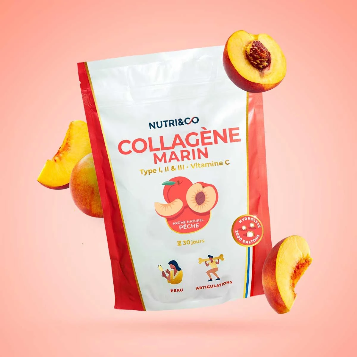 Collagène Marin — Peach,180 g imagen oficial del producto