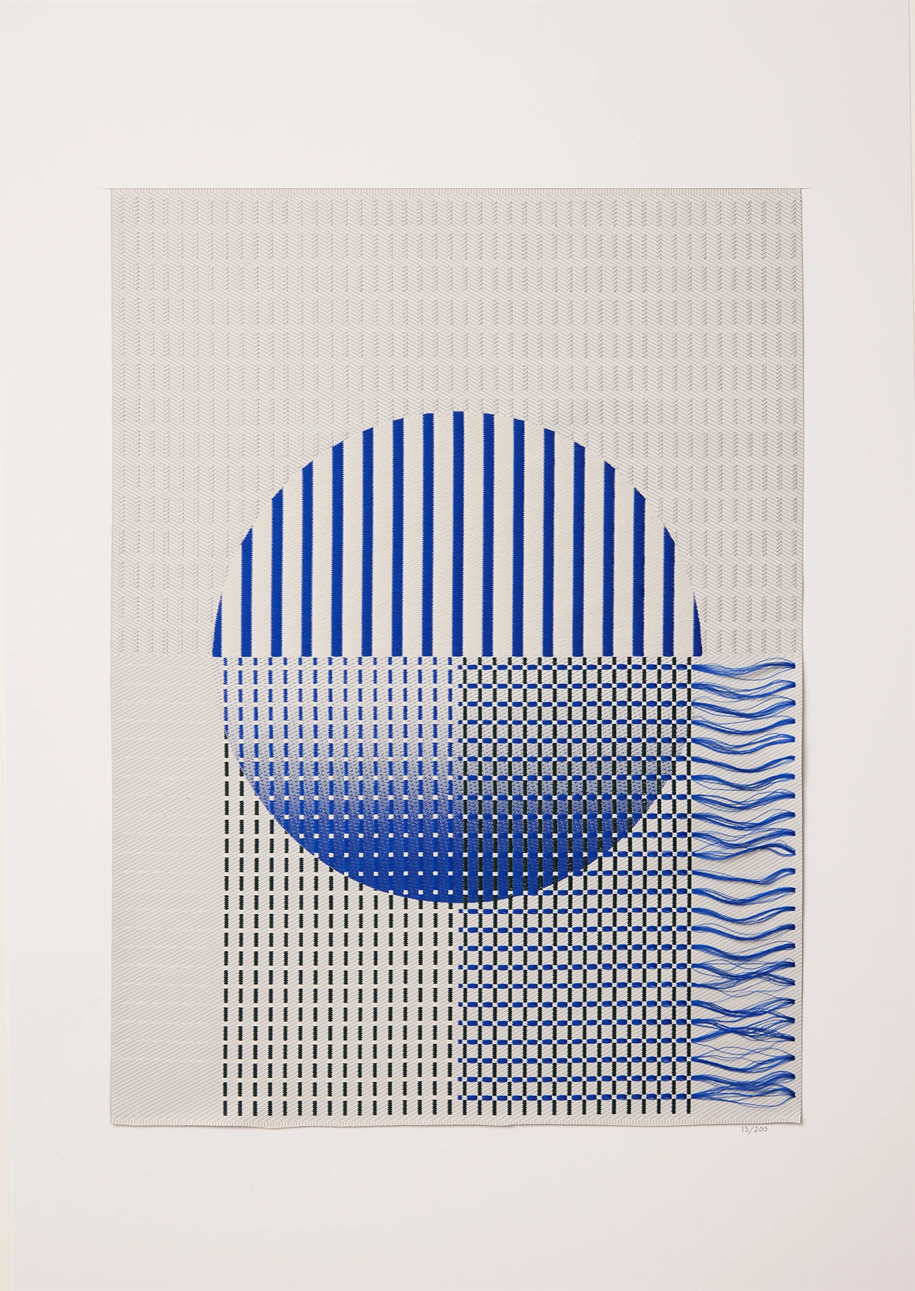 Woven Dome — Blue, 50 × 70 cm Backing Board imagen oficial del producto