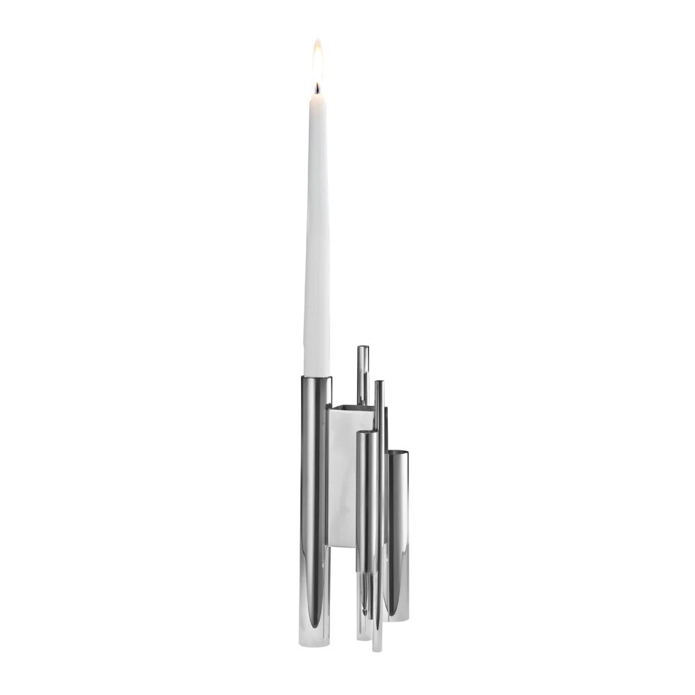Manhattan One-Candle Holder — Prata imagen oficial del producto