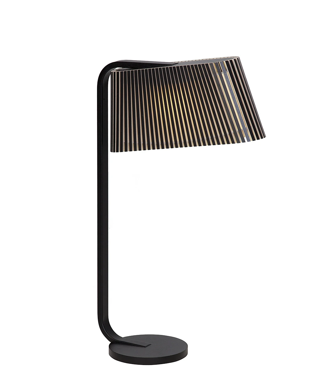 Owalo 7020 Table Lamp — Black Laminated official product image
