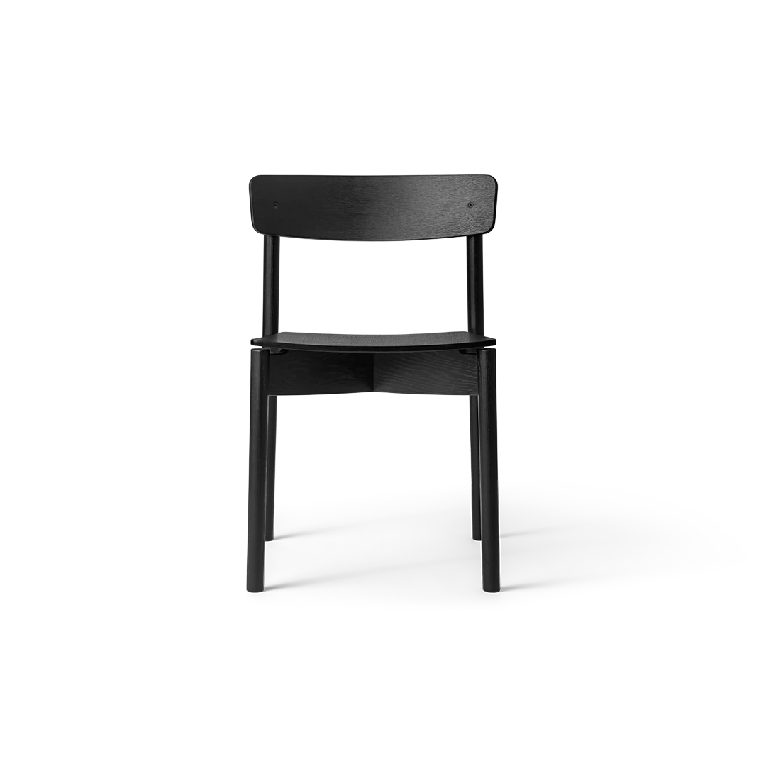 Cross Chair — Oak Black Lacquer, Unupholstered official product image