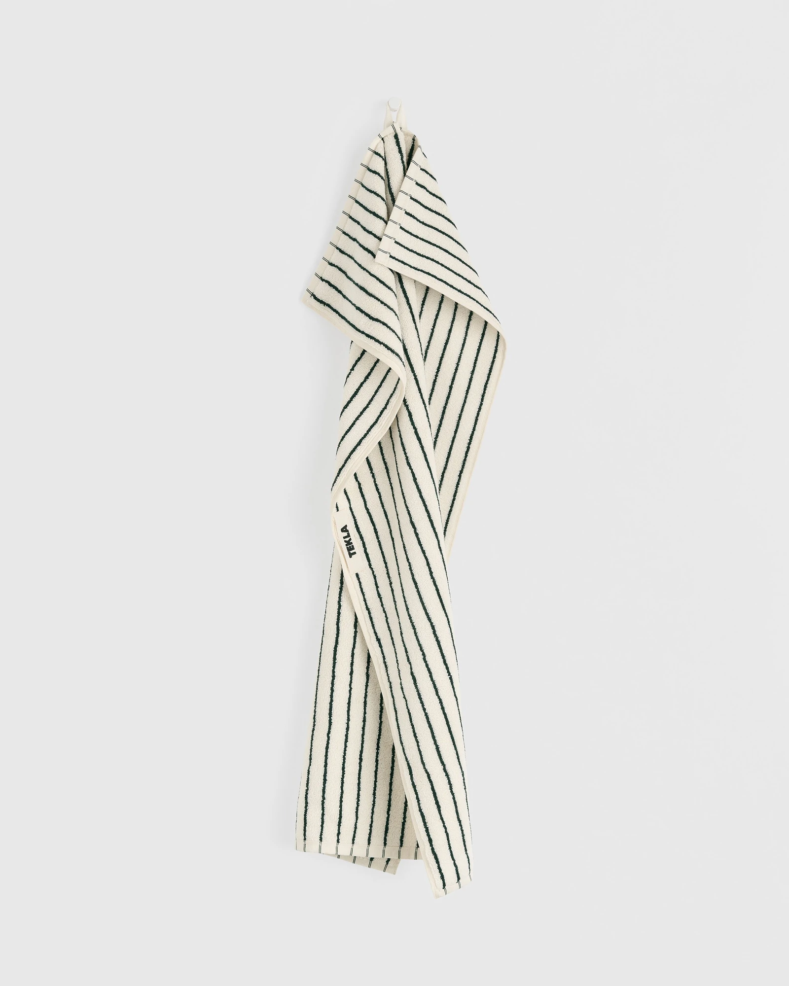 Terry Bath Towel — Racing Green Stripes, 70 × 140 cm official product image