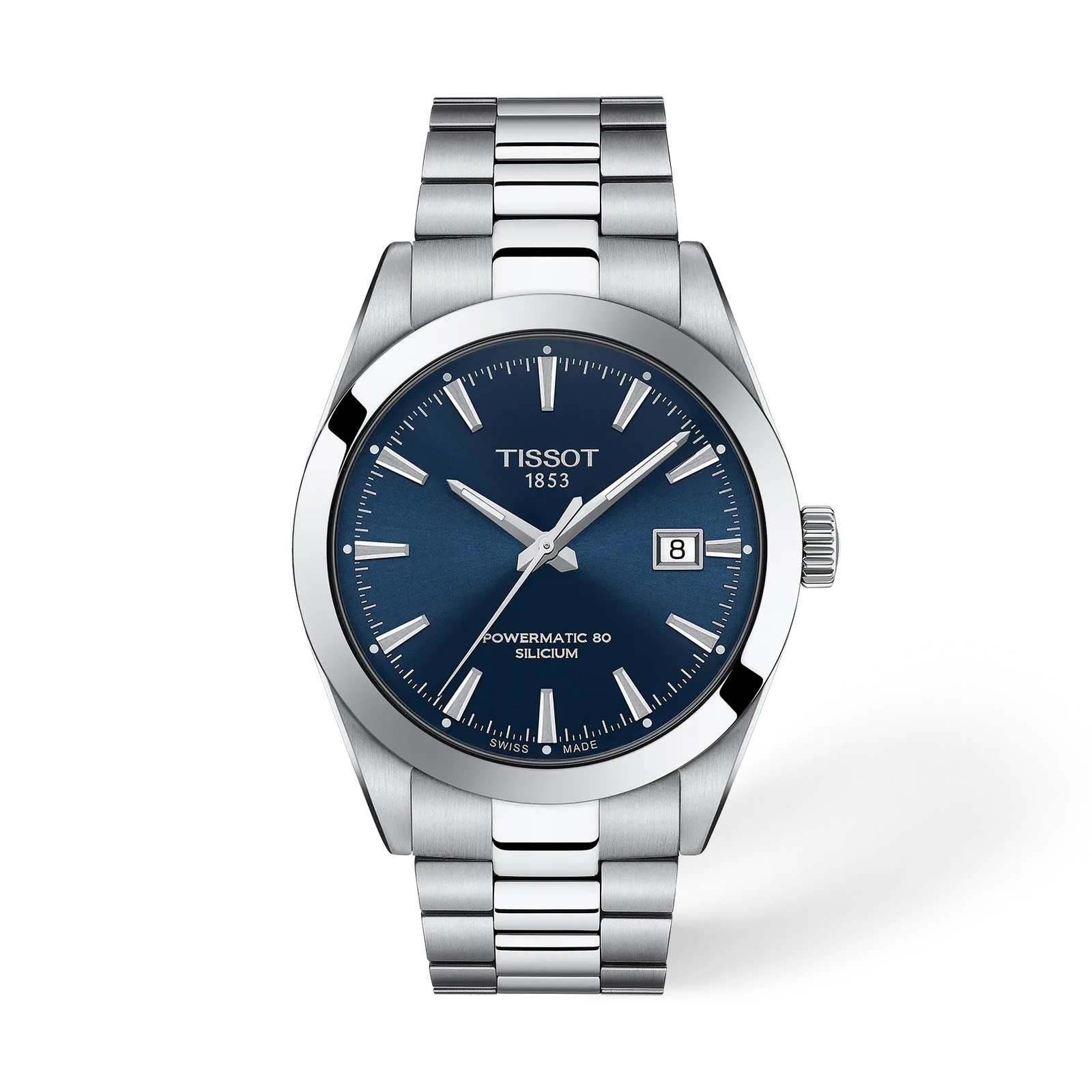 Gentleman 40 mm — Blue, T127.407.11.041.00 official product image