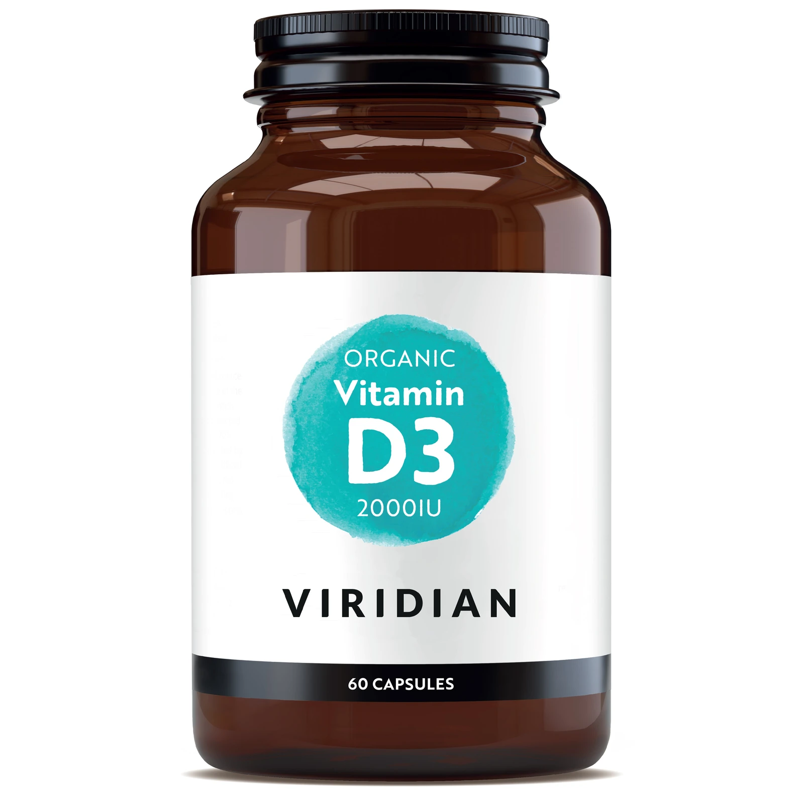Organic Vitamin D3 2000 IU —60 Capsules official product image