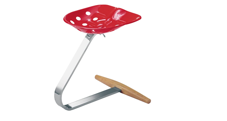 Mezzadro Stool — Red imagen oficial del producto