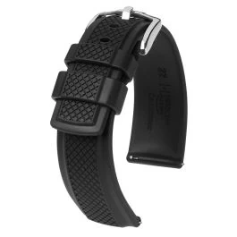 Accent — Black, 20–18 mm, L, Silver Buckle official product image